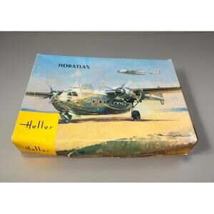 Vintage Heller 1:85 Model Kit Noratlas Aircraft Ref L 710 Open Box